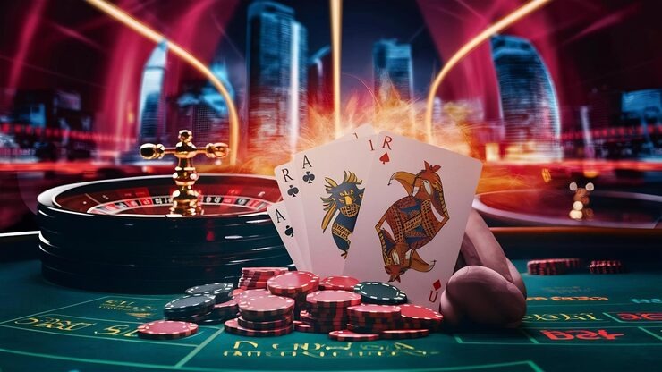 Live dealer blackjack table on slot cc platform with multi-camera feed